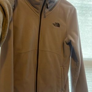North Face Gray Women Fuzzy Jacket